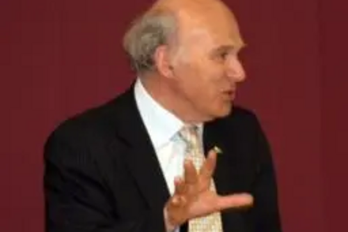 Dr Vince Cable speaking in Spelthorne