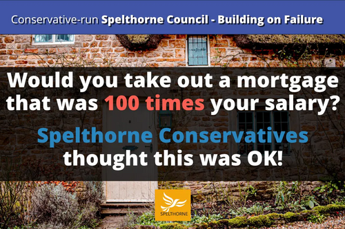 Spelthorne Conservatives borrowed too much