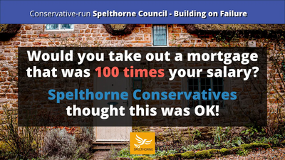 Spelthorne Conservatives borrowed too much