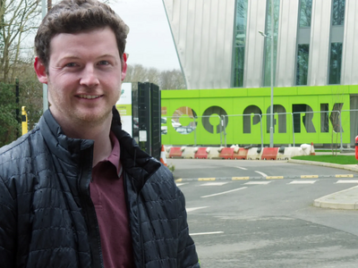 Cllr Tom Fidler at Spelthorne Eco Park