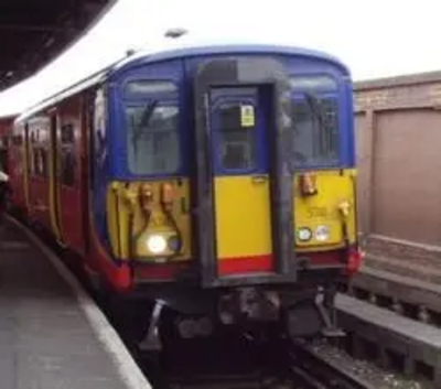 South-West train enters station