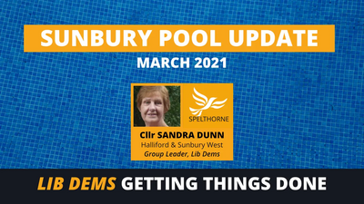 Spelthorne Liberal Democrats Sunbury Pool Update