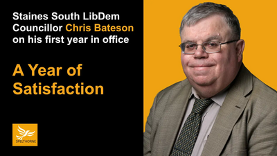 Spelthorne Liberal Democrat Councillor Chris Bateson