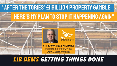 Spelthorne Liberal Democrats £1b property gamble by Tories