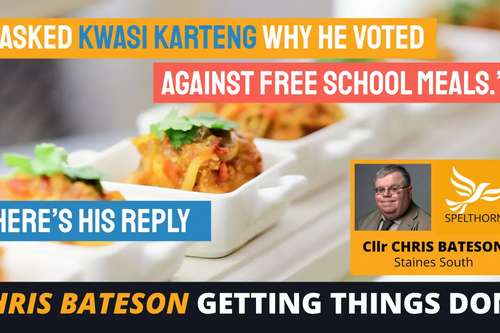 Spelthorne Liberal Democrats Free School Meals