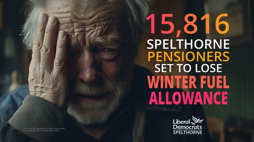 Spelthorne Winter Fuel allowance graphic