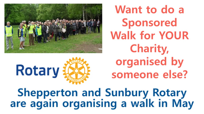 Rotary Sponsored Walk