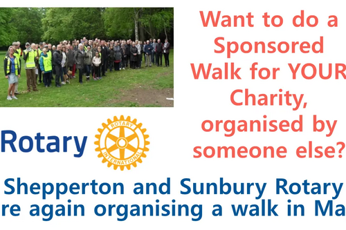 Rotary Sponsored Walk