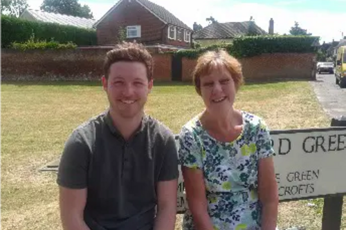 Sandra Dunn and Tom Fidler