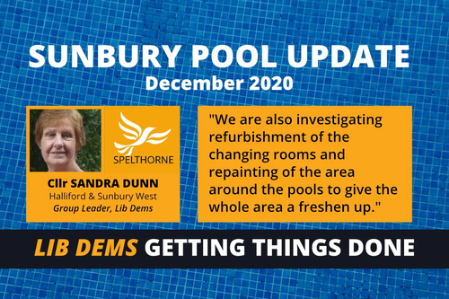 Spelthorne Liberal Democrats Sunbury Pool Update December 2020