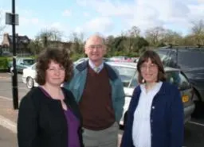 Sunbury East councillors at the Avenue car park