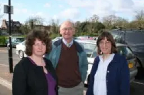 Sunbury East councillors at the Avenue car park