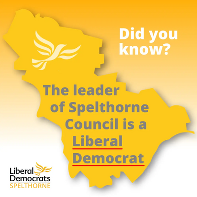 Spelthorne Liberal Democrats  Council Leader is a Lib Dem